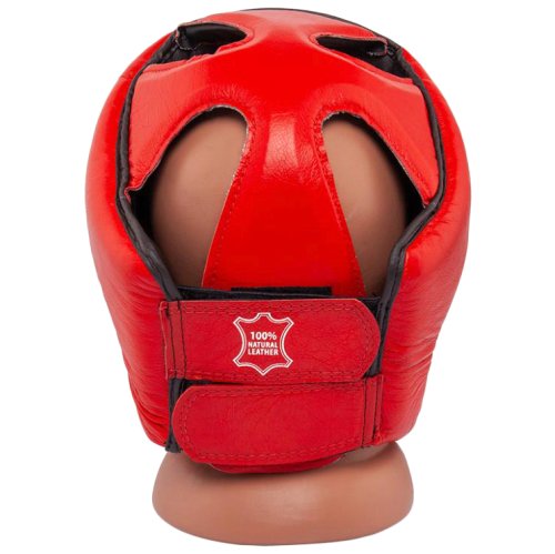 Шолом карате BOXER L шкіра 0,8 -1 мм червоний