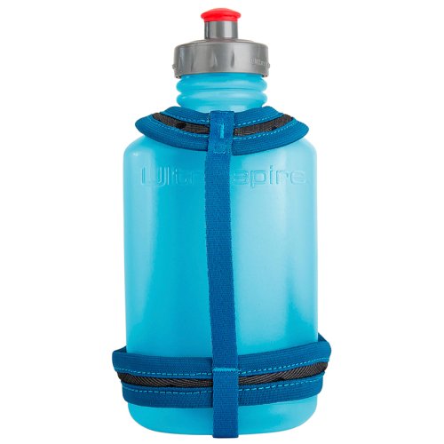Беговой держатель на руку с флягой UltrAspire Race Handheld 550 мл Blue/Grey, шт