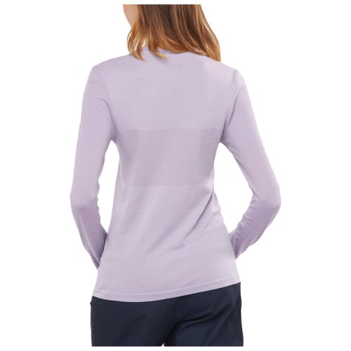 Термо Реглан Salomon SNTIAL WOOL LS TOP W LAVENDER G/Heather