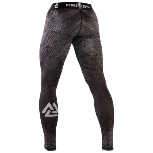 Компрессионные штаны Peresvit Immortal 2.0 Black Rain MMA Leggings (501220-103-L)