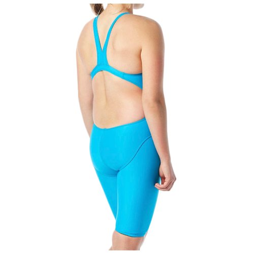 Стартовый костюм TYR Women’s Thresher Open Back Swimsuit, Blue/Grey (850), 32