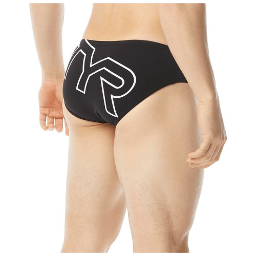 Плавки Tyr Men's Big Logo Racer, Black (060), 30