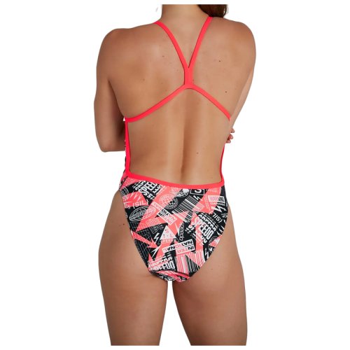Купальник Speedo ALV V-BACK AF RED/BLACK