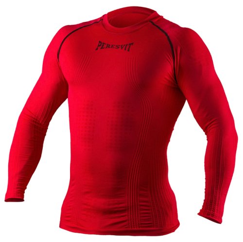 Компрессионная футболка с длинным рукавом Peresvit 3D Performance Rush Compression T-Shirt Red