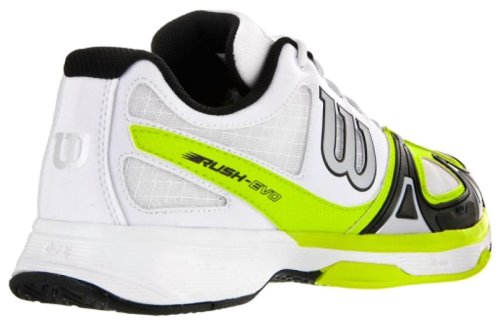 Кроссовки для тенниса Wilson m RUSH EVO WHITE/LIME/BLACK SS15