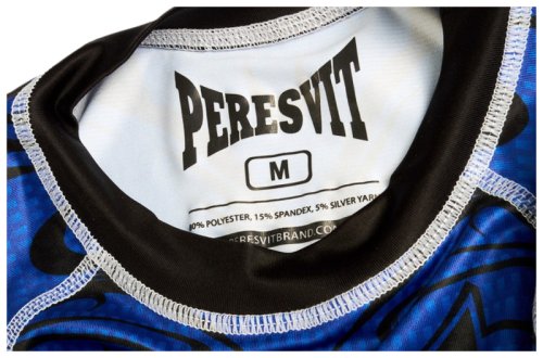 Футболка Peresvit Beast Silver Force Rashguard Short Sleeve Blue