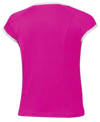 Футболка Wilson jr. nVision Elite Cap Slv Top Pink
