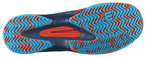 Кроссовки для тенниса Wilson m KAOS COMP RD/NAVY WIL/SCUBA BLUE