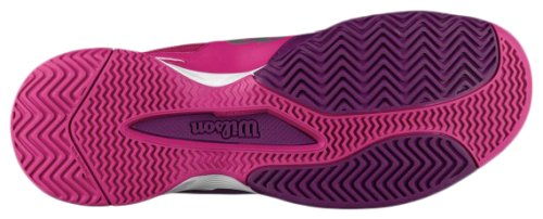 Кроссовки для тенниса Wilson jr. RUSH PRO PINK/PLUM/CLEM