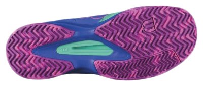 Кроссовки для тенниса Wilson ldy KAOS COMP AQUAGREEN/BLUE IRIS/F