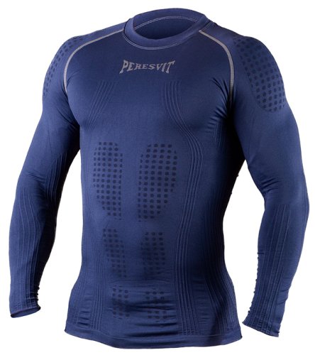 Компрессионная футболка с длинным рукавом Peresvit 3D Performance Rush Compression T-Shirt Navy
