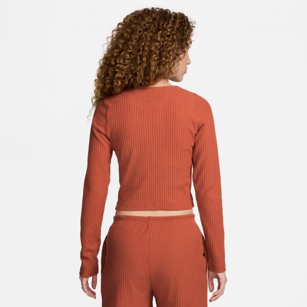 Жіноча толстовка NIKE W NSW CHLL KNT RIB FZ CRDGN