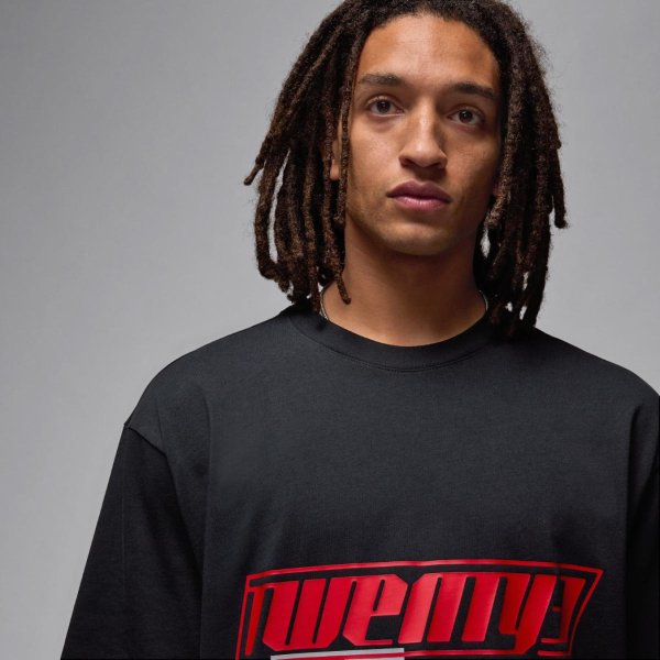 Чоловіча футболка JORDAN M J FLT ESS OVSZ SS CREW