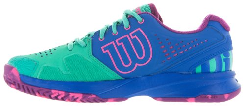 Кроссовки для тенниса Wilson KAOS COMP AQUAGREEN/BLUE IRIS/F SS16