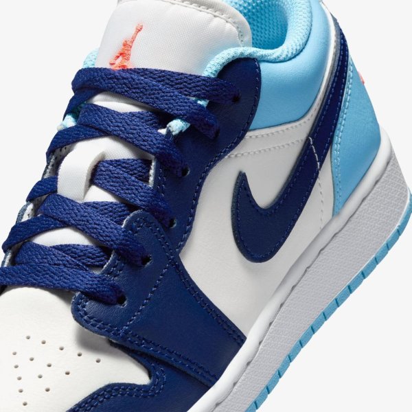 Дитячі кросівки AIR JORDAN 1 LOW BLUE CHILL (GS)